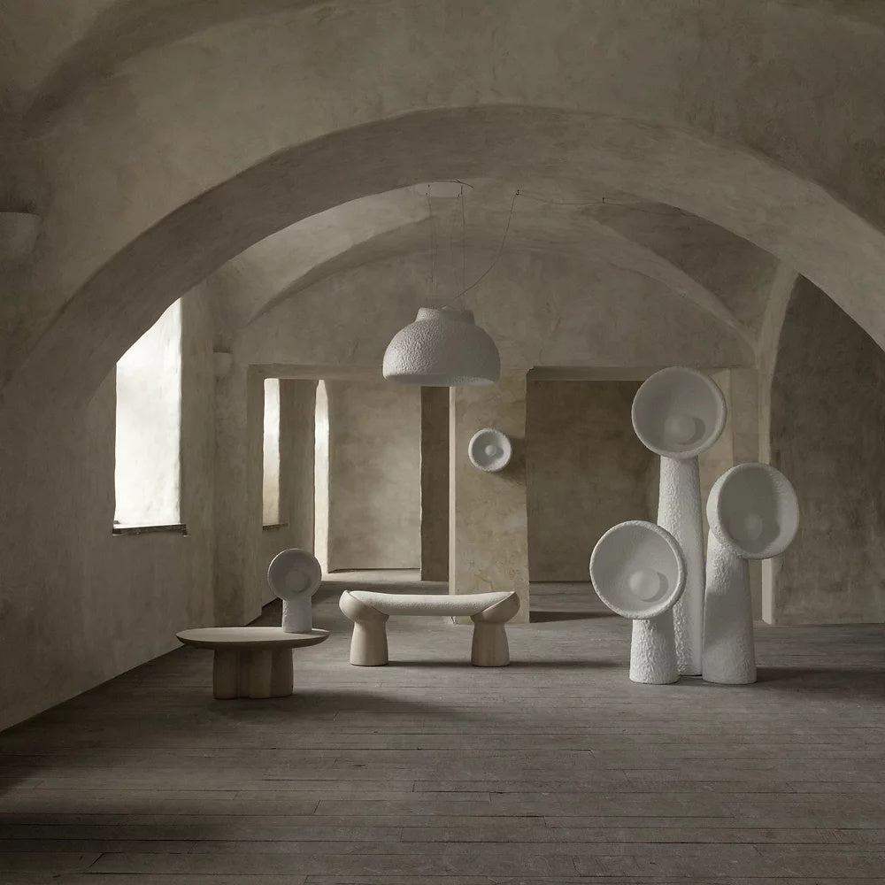 Ernionis Textured Ceramic Floor Lamp - Blowlighting