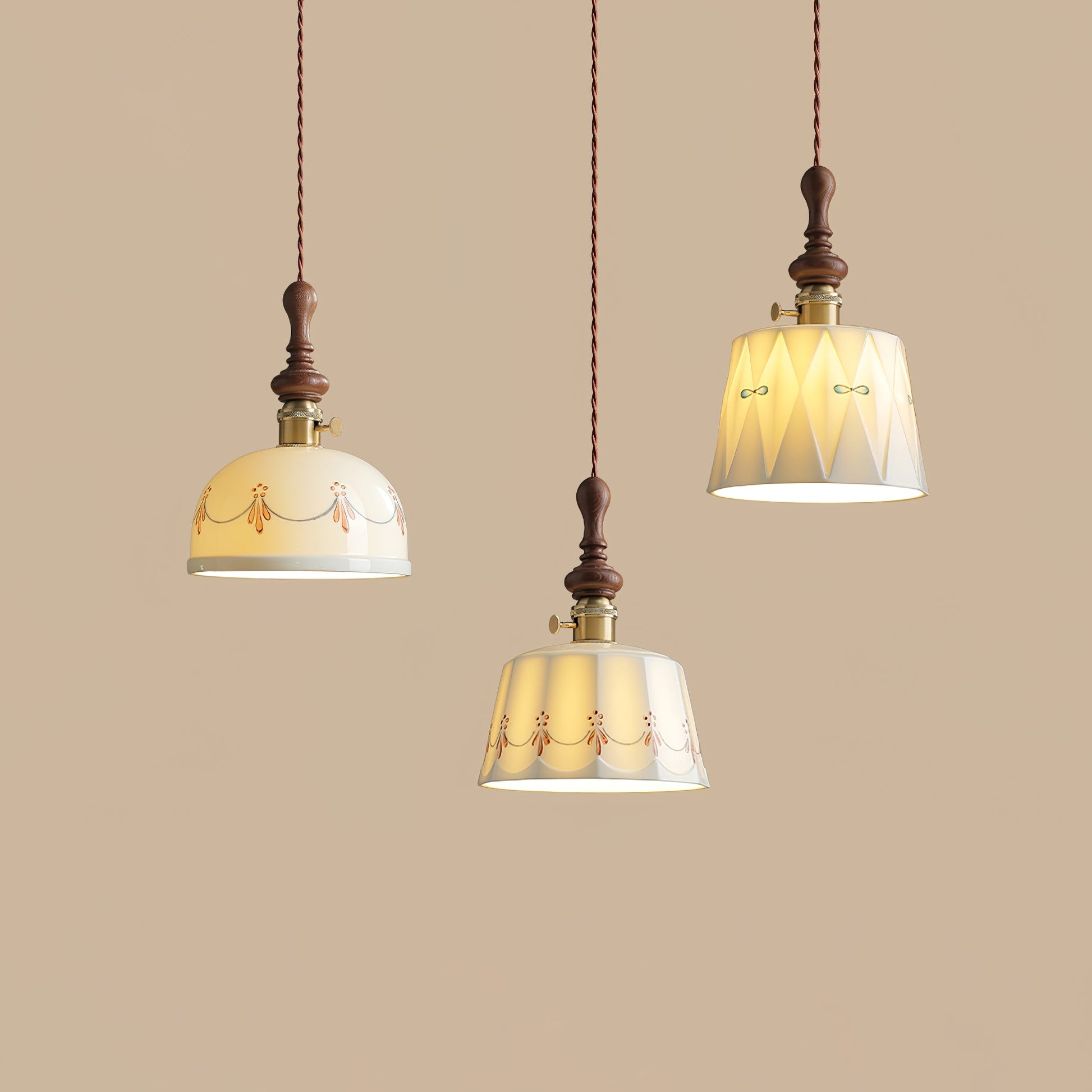 Roselind Ceramic Pendant Light - Blowlighting