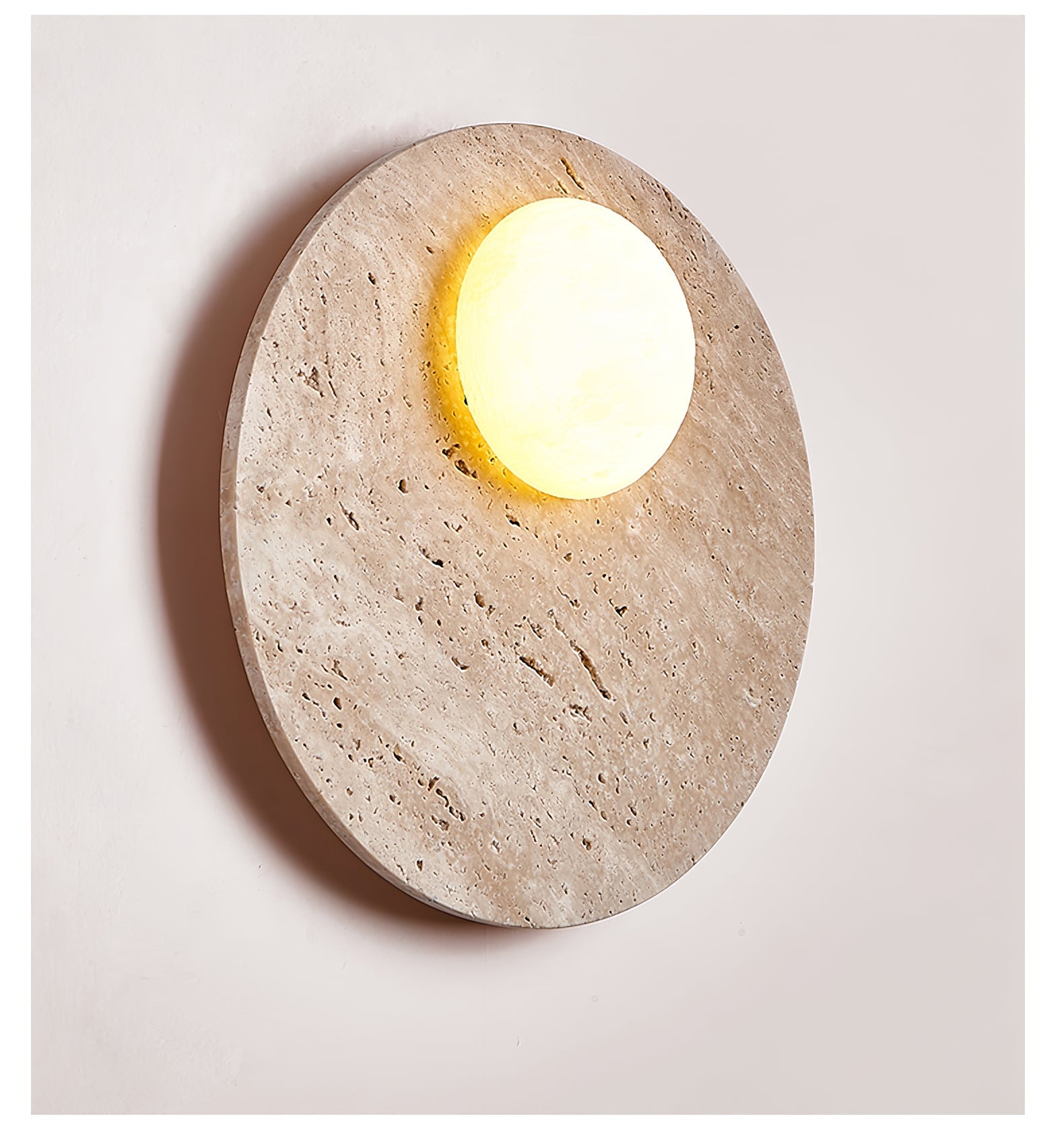 Vizoriel Travertine Wall Light - Blowlighting