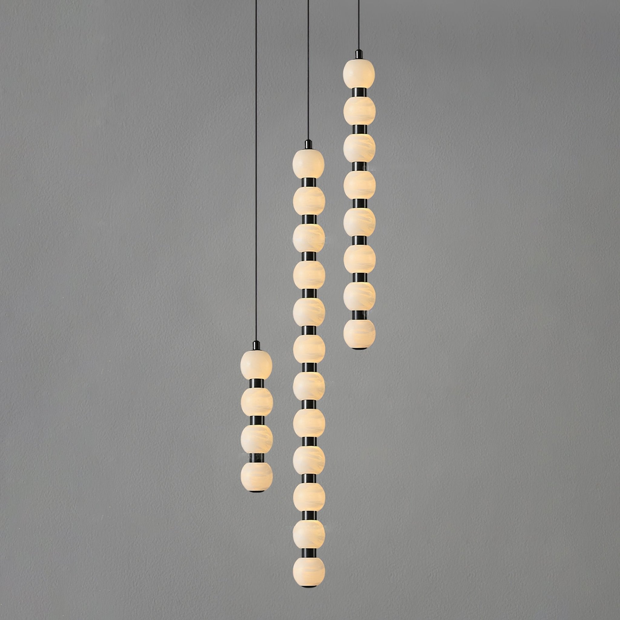 Lyra Modern Alabaster Pendant Light - Blowlighting