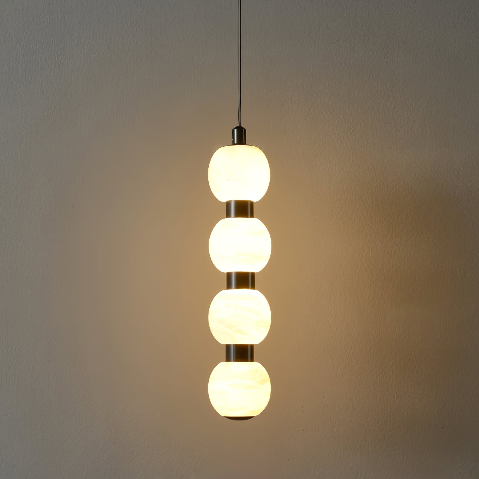 Lyra Modern Alabaster Pendant Light - Blowlighting