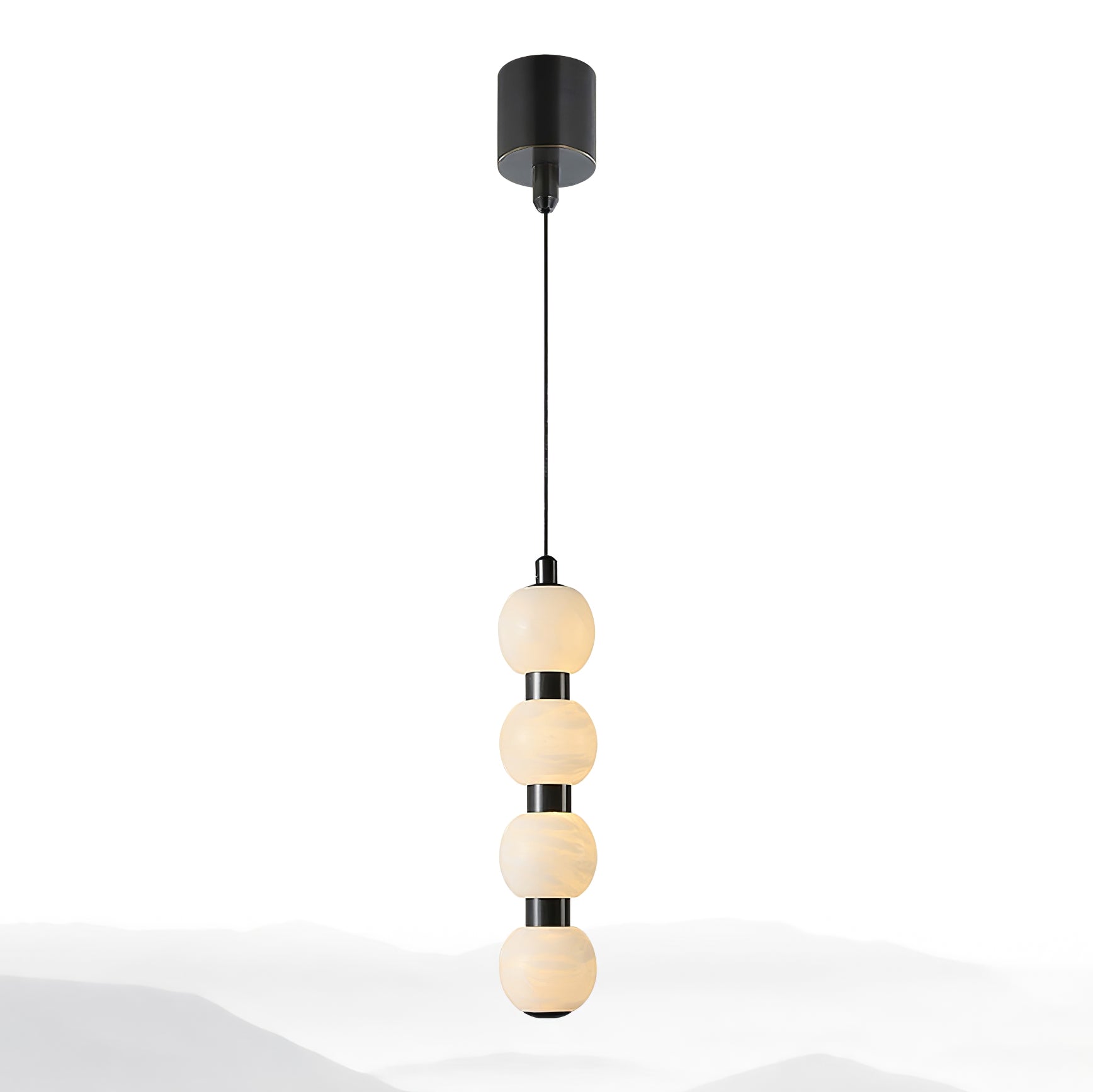 Lyra Modern Alabaster Pendant Light - Blowlighting