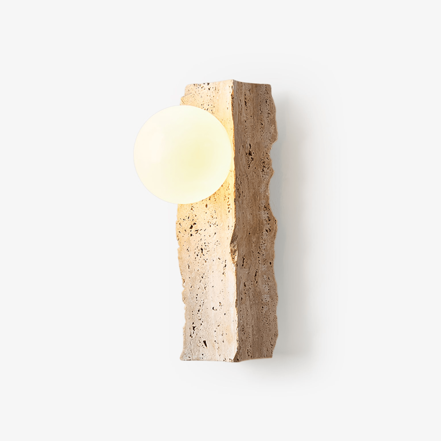 Elnoren Organic Travertine Wall Light - Blowlighting