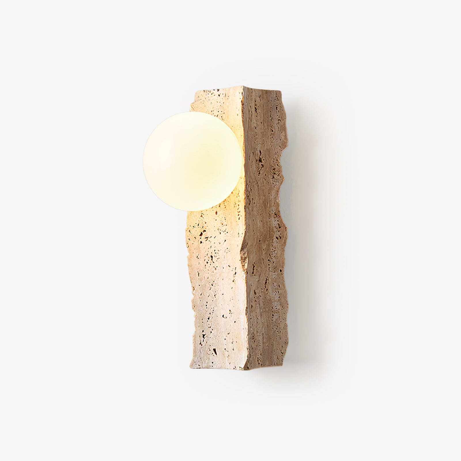 Elnoren Organic Travertine Wall Light - Blowlighting