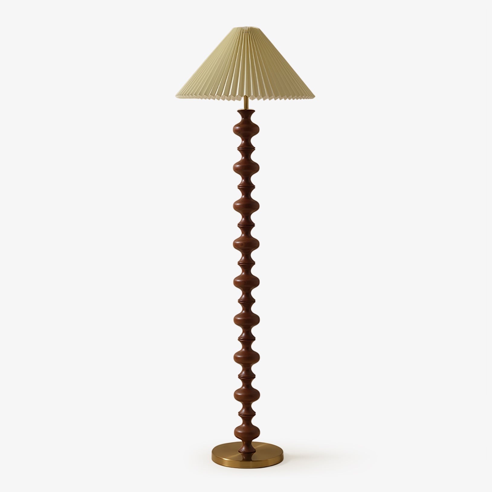 Sculpted Rhythm Wood Floor Lamp - Blowlighting