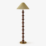 Sculpted Rhythm Wood Floor Lamp - Blowlighting