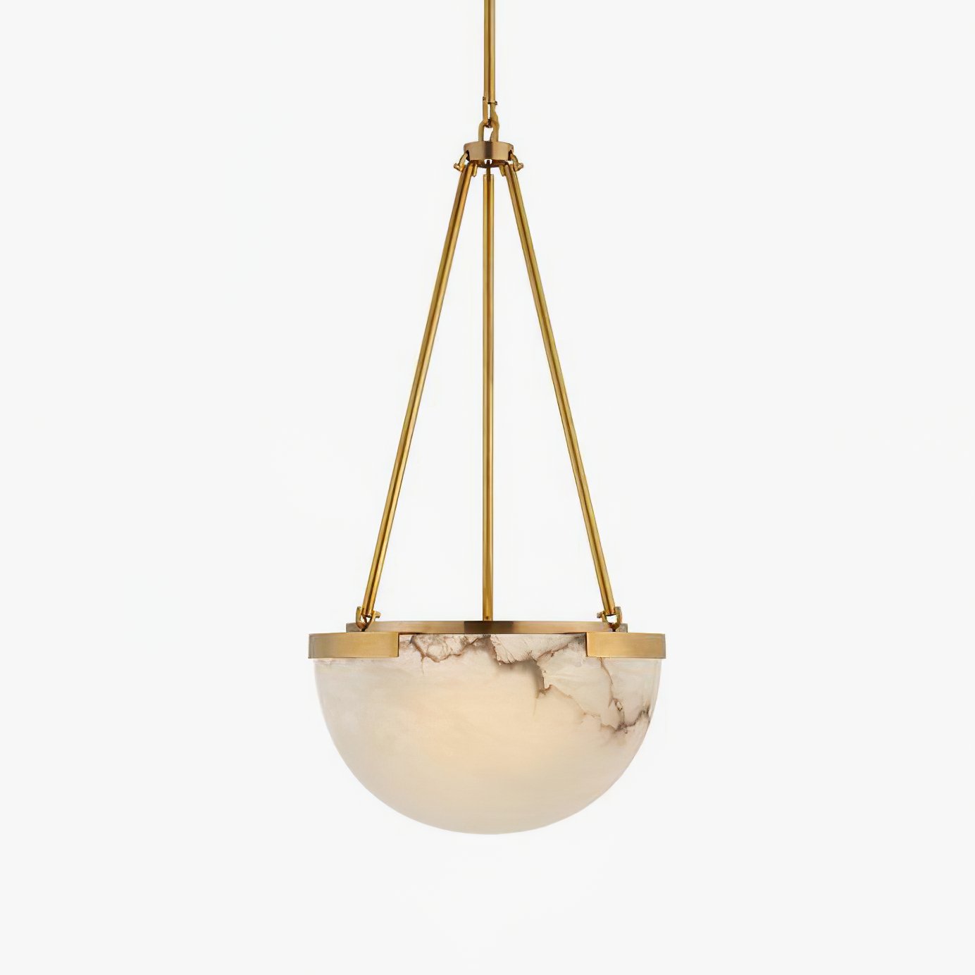 Dione Minimalist Alabaster Pendant Light - Blowlighting