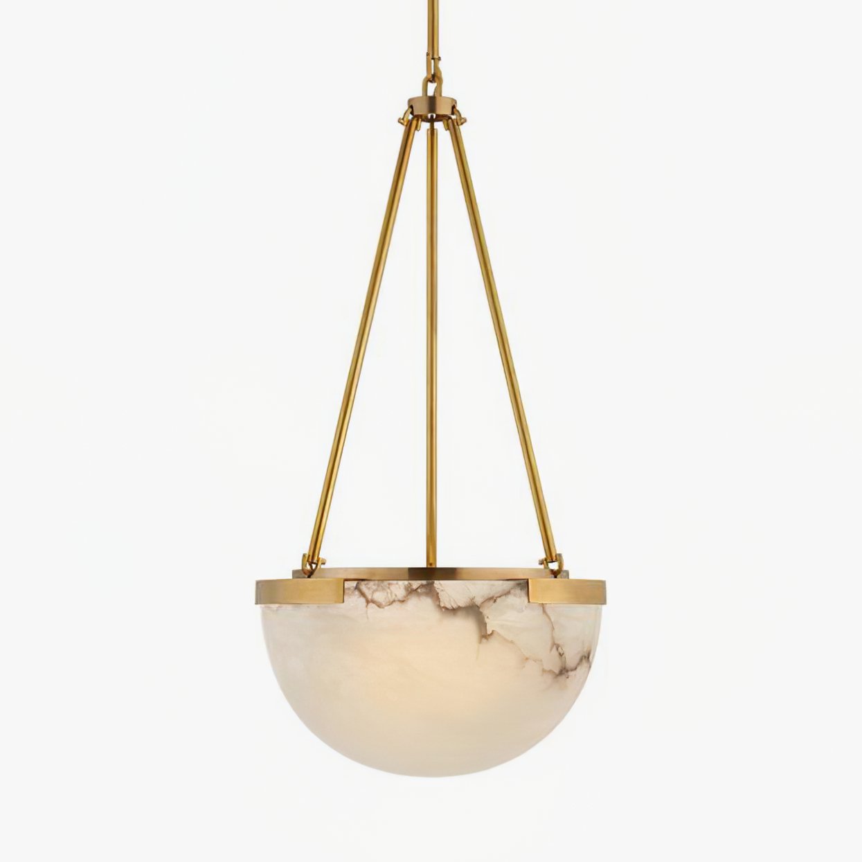 Dione Minimalist Alabaster Pendant Light - Blowlighting