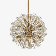 Aurora Chandelier Dickinson Gold Crystal Starburst - Blowlighting