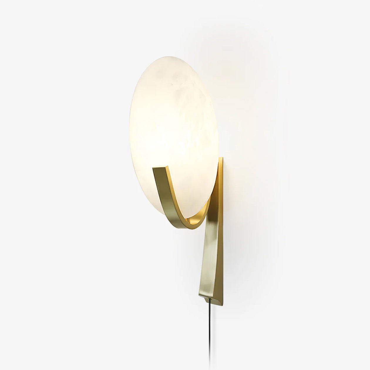 Althea Minimalist Alabaster Wall Lamp - Blowlighting