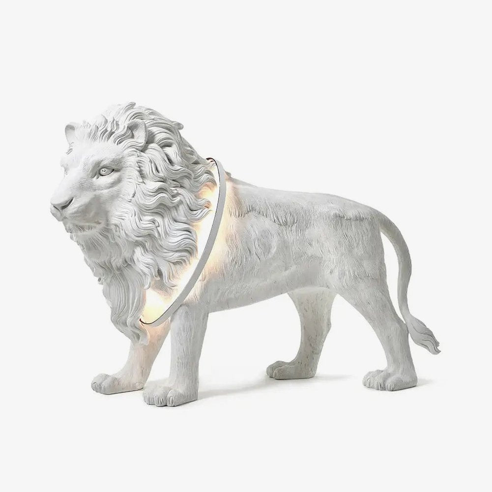 Ivsorila Lion Sculpture Floor Lamp - Blowlighting