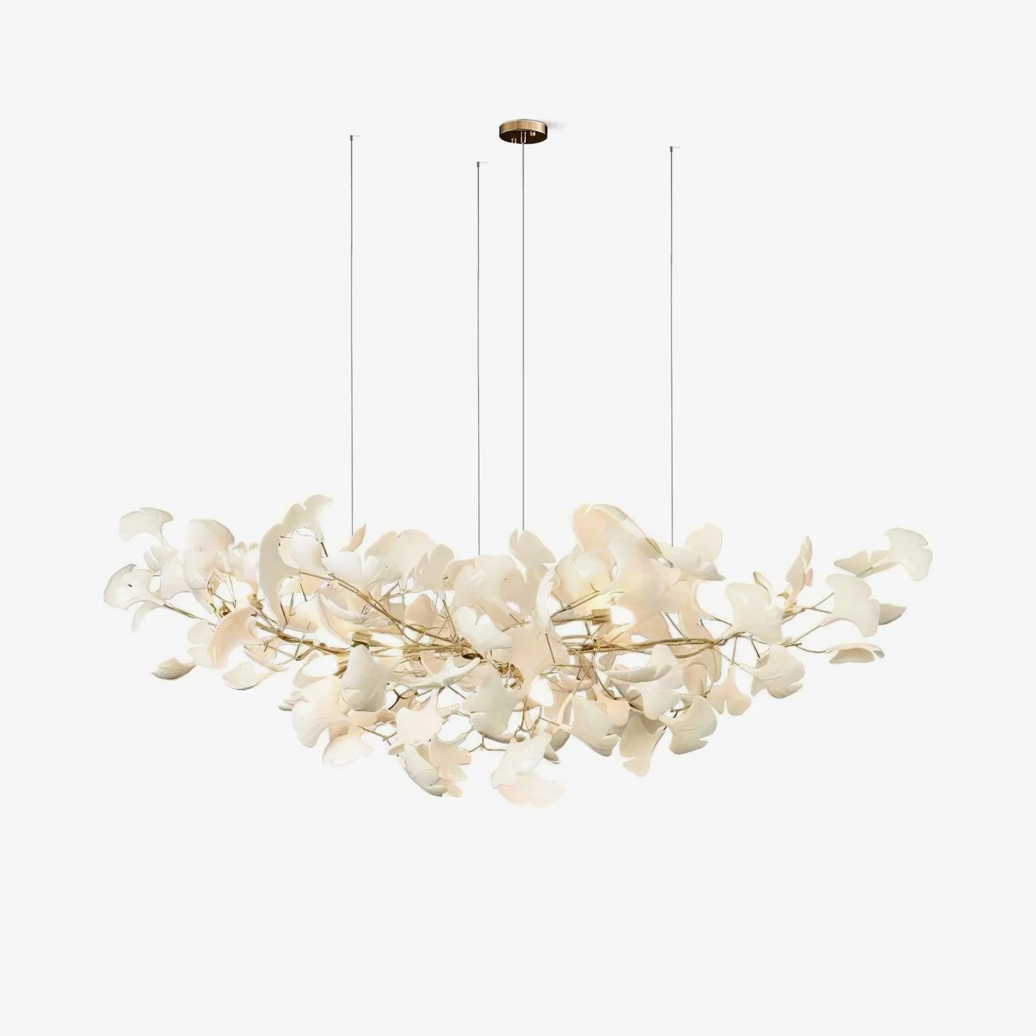 Gingko Chandelier B - Blowlighting