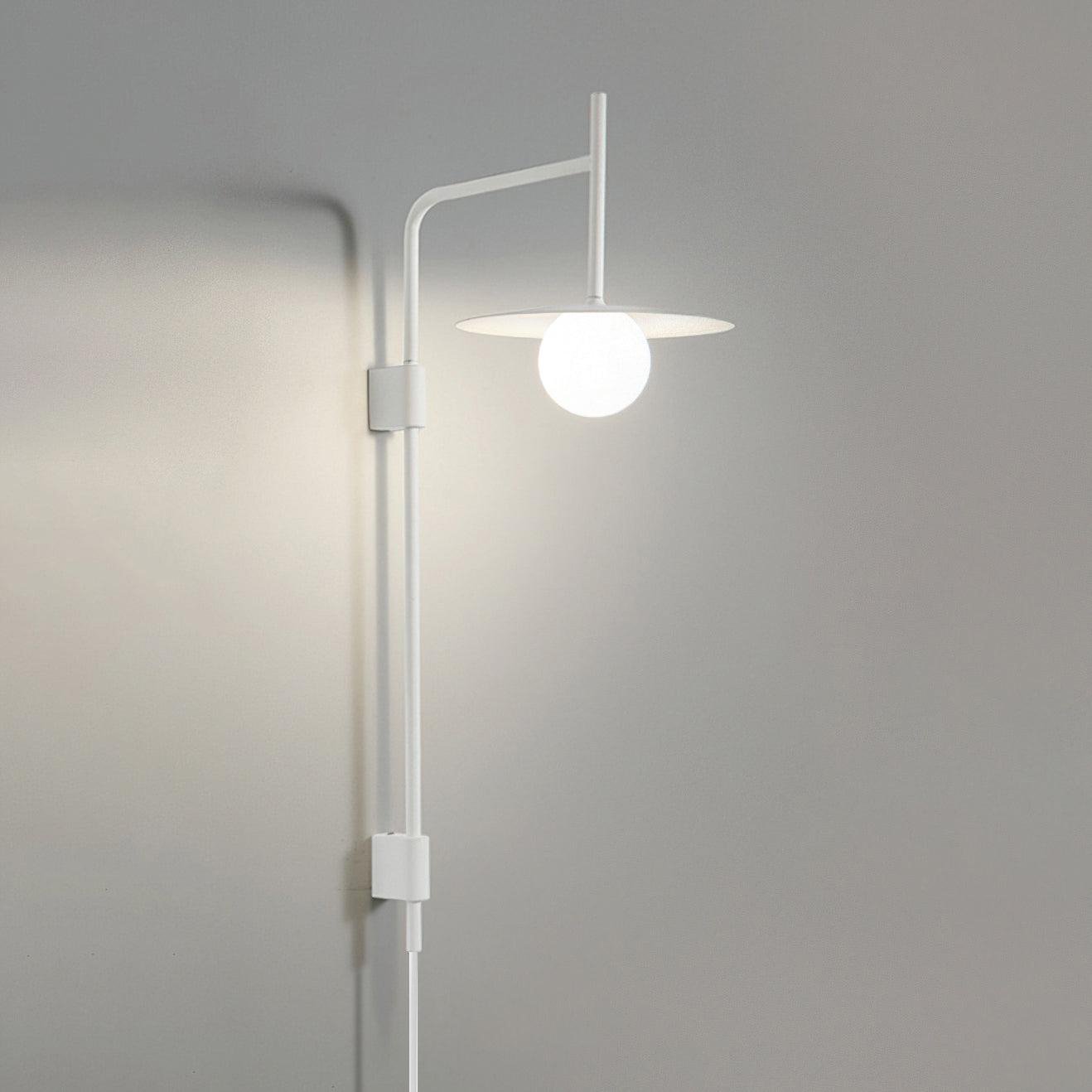 Gea Swing Arm Plug-in Wall Lamp - Blowlighting