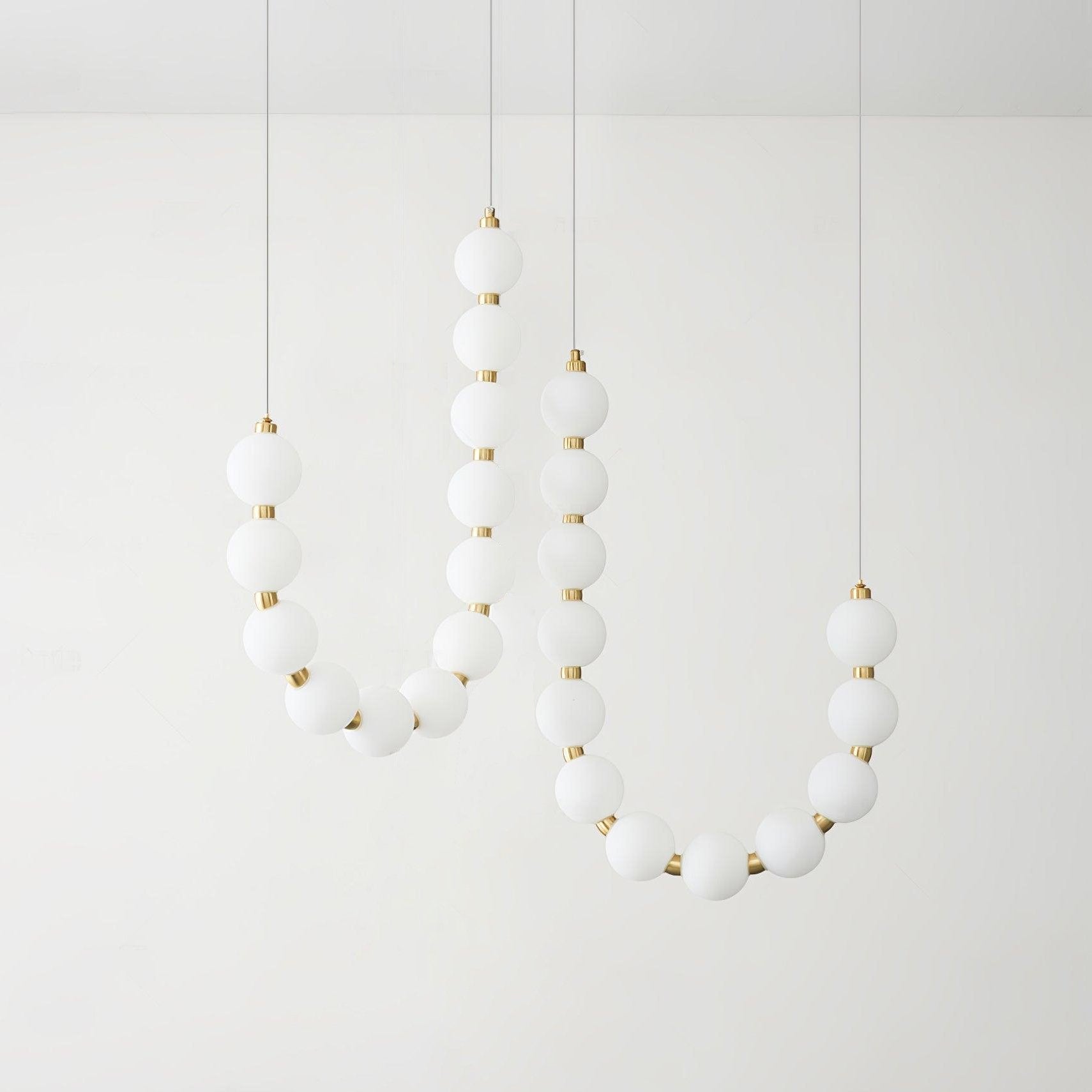 Pearl Modernl Glass Chandelier - Blowlighting