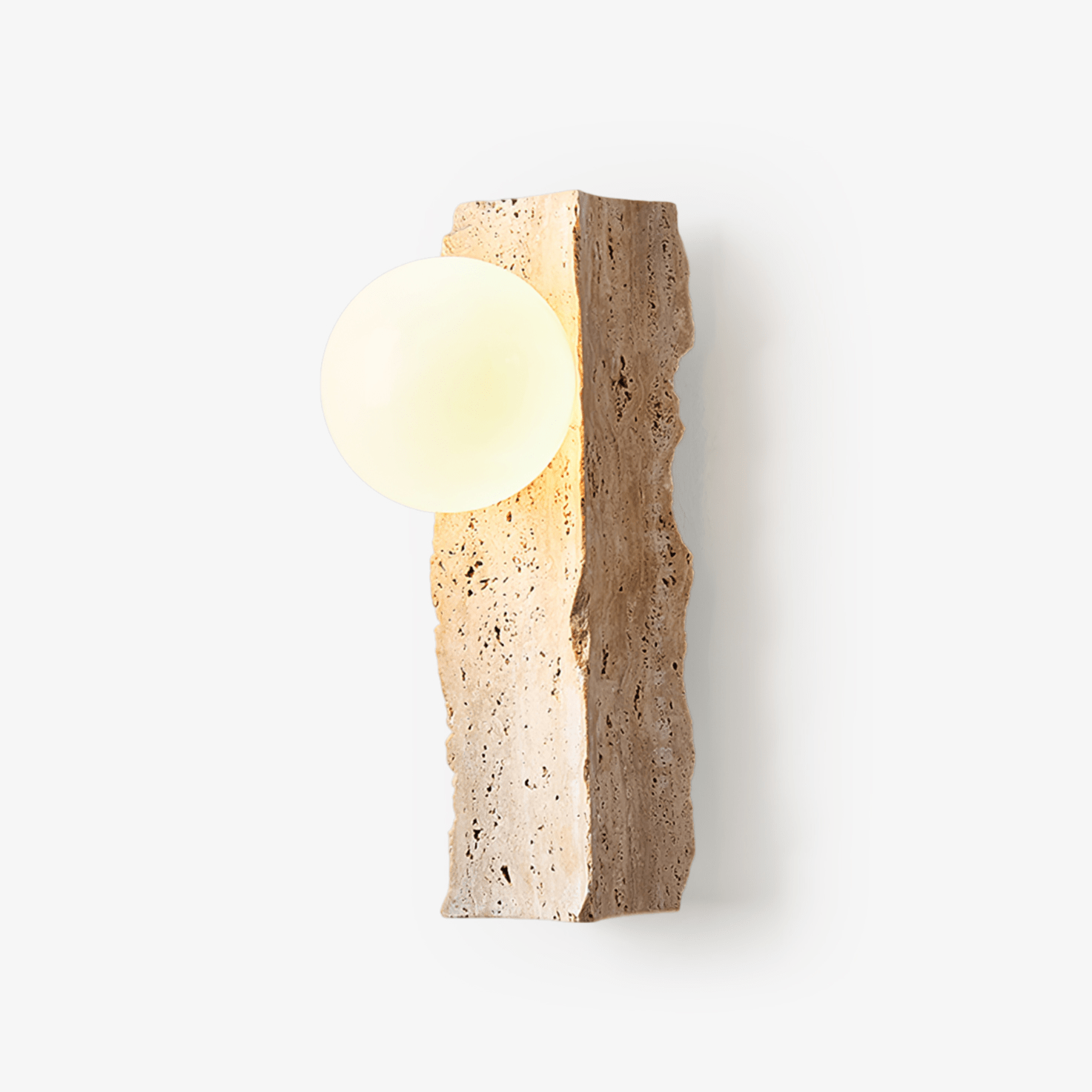 Elnoren Organic Travertine Wall Light - Blowlighting
