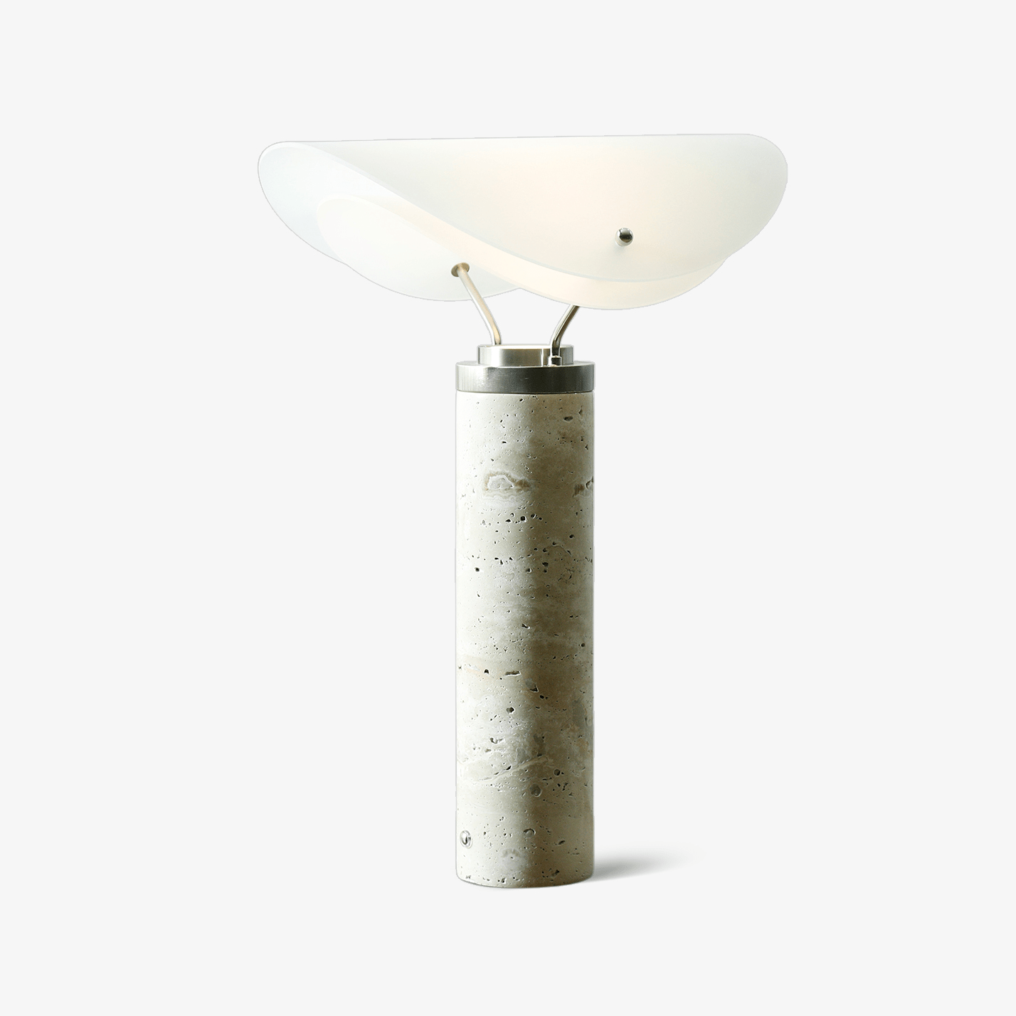 Inorielis Sculptural Travertine Table Lamp - Blowlighting