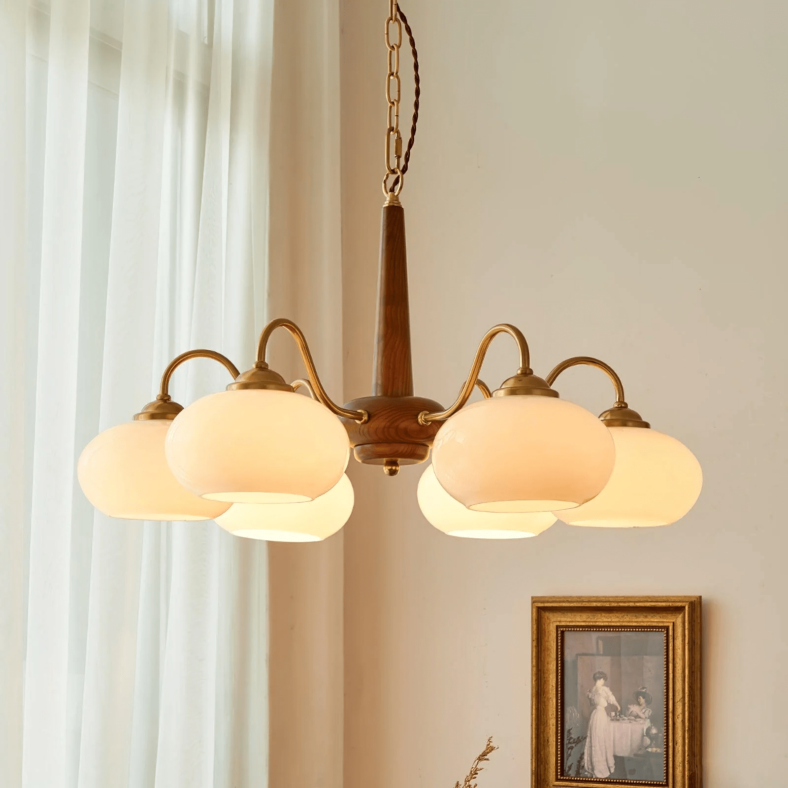Persimmon Chandelier - Blowlighting