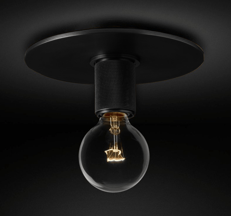 Simple Style Flush Mount Light - Blowlighting