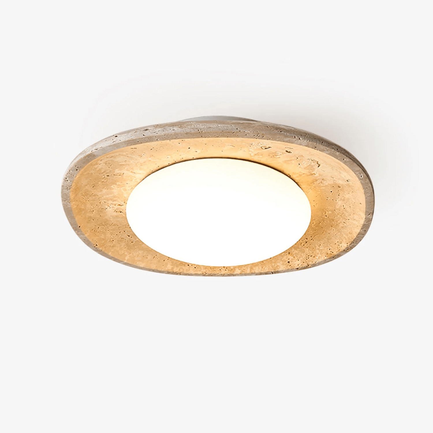 Lena Travertine Ceiling Light - Blowlighting