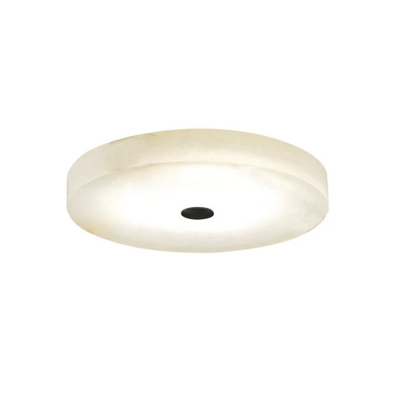 Olaean Alabaster Flush Mount - Blowlighting