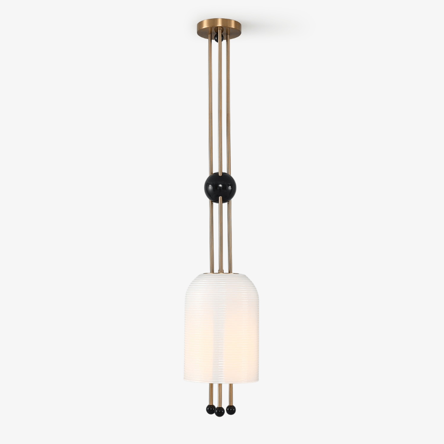 Voloraris Traditional Elegance Metal Glass Pendant Light - Blowlighting