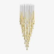 Cicarir Gradient Gold Glass Chandelier - Blowlighting