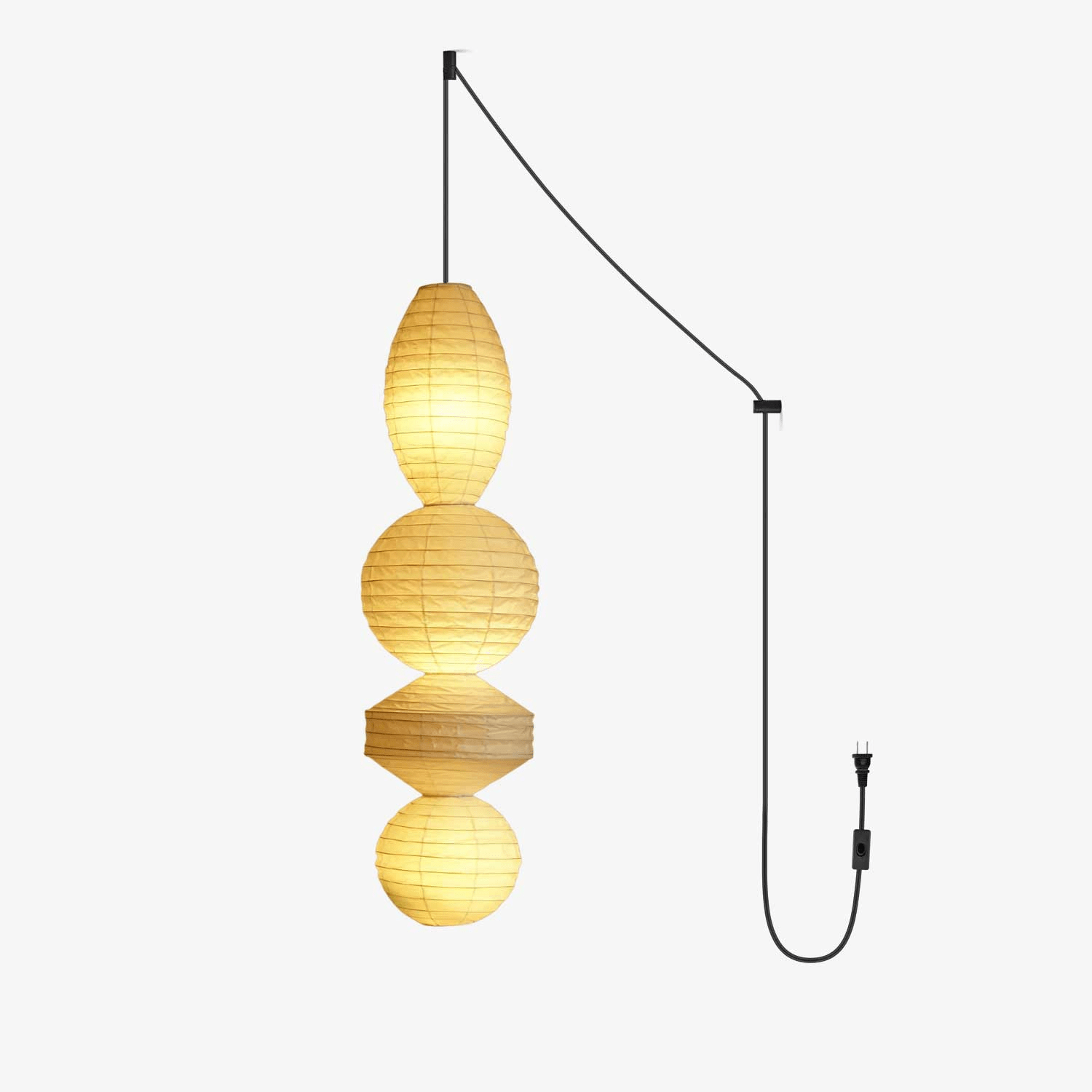 Ori Lantern Series Swag Pendant Lamp - Blowlighting