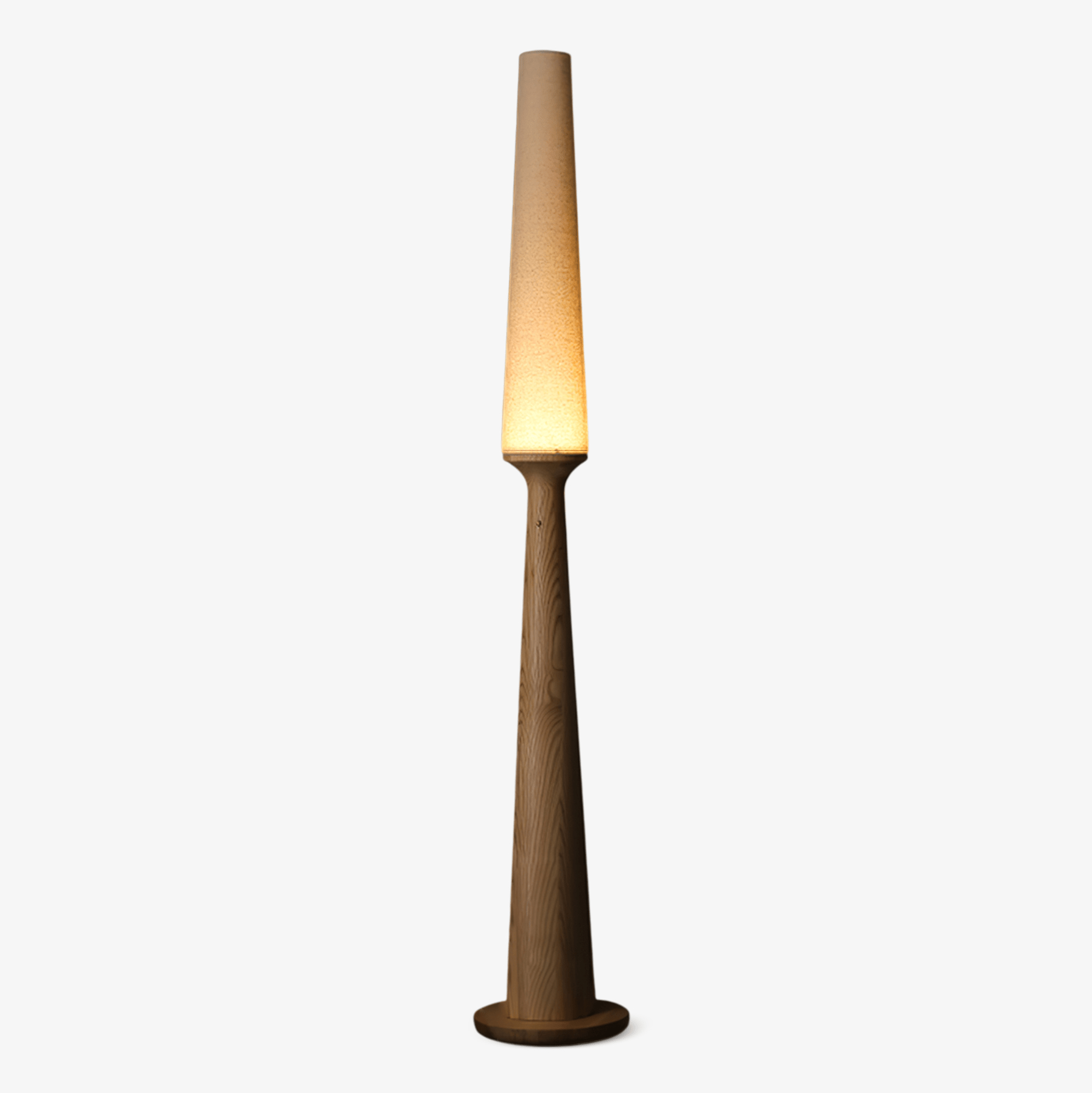 Vetheora Tapered Wood Floor Lamp - Blowlighting