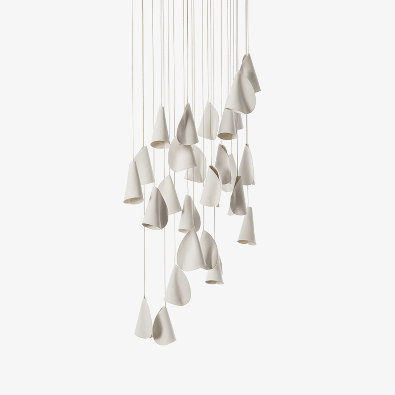 Olshaion Geometric Ceramic Pendant Light - Blowlighting