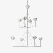 Ulmaris Floral Metal Chandelier - Blowlighting