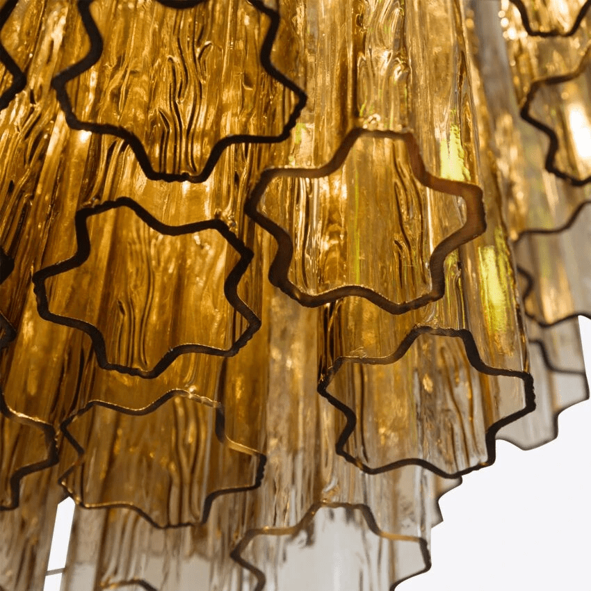 Aurora Chandelier Small Treviso Murano Glass Tube - Blowlighting