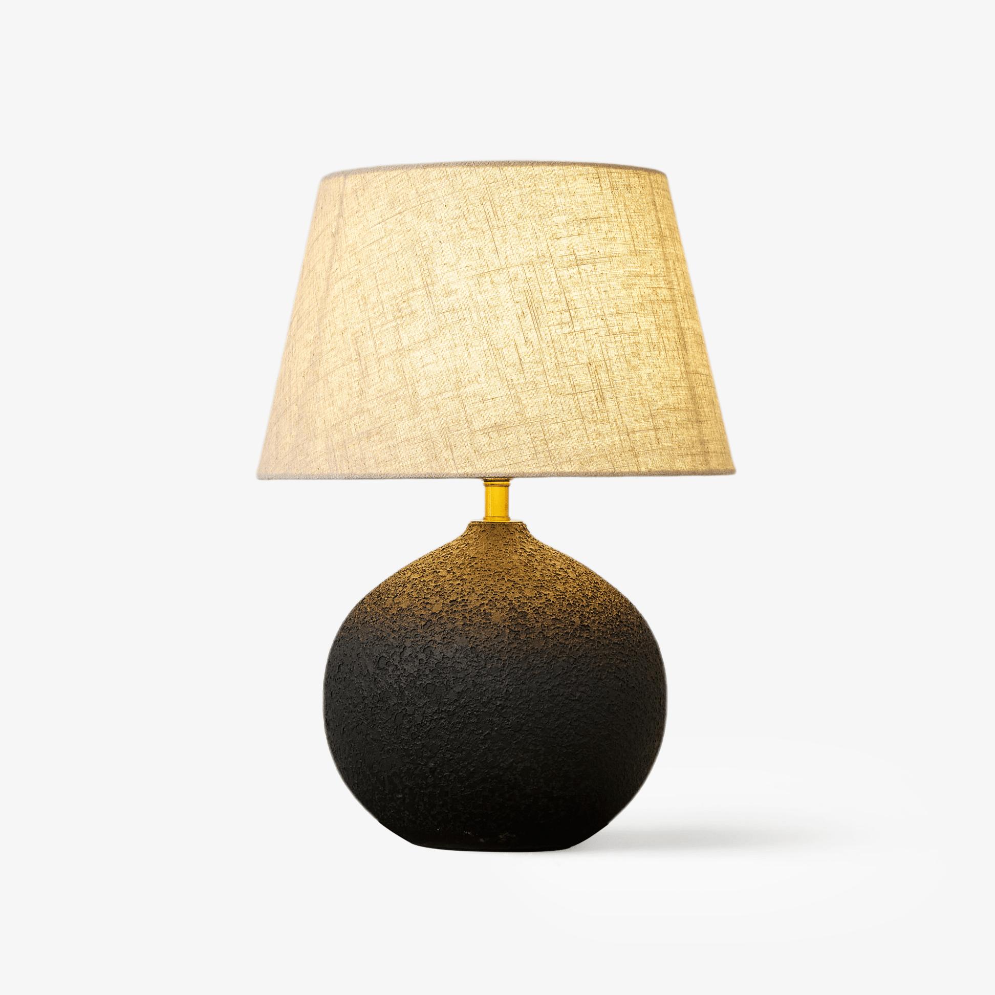 Terra Noir Textured Table Lamp - Blowlighting