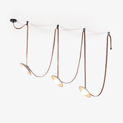 Ulsoryra Organic Travertine Pendant Light Cluster - Blowlighting