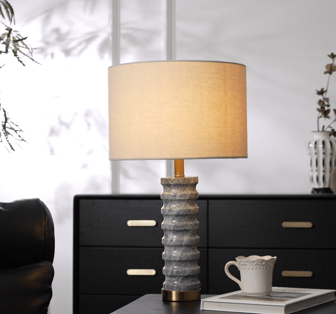 Rivara Stone Table Lamp - Blowlighting