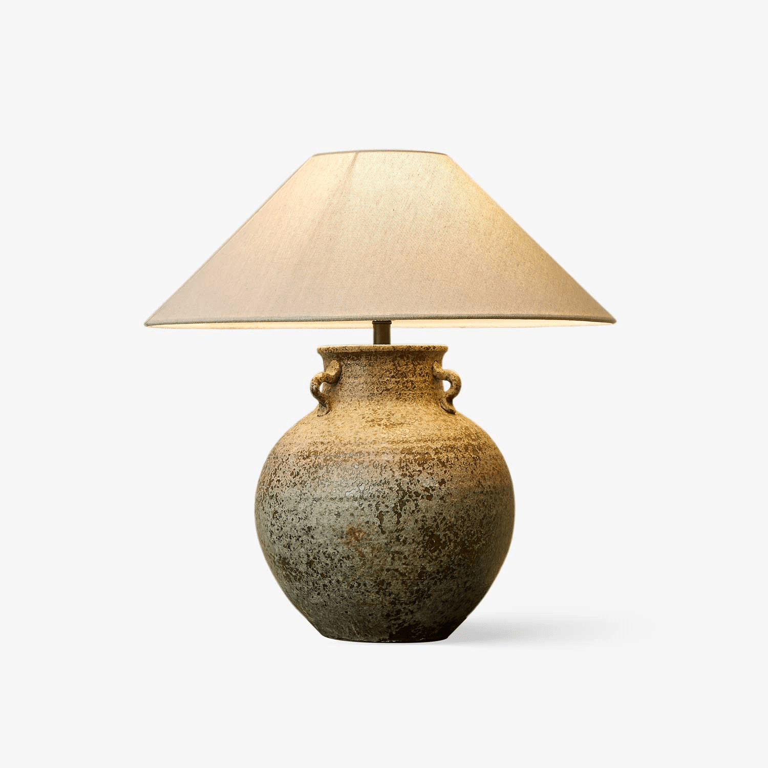 Verdigris Handle Table Lamp - Blowlighting