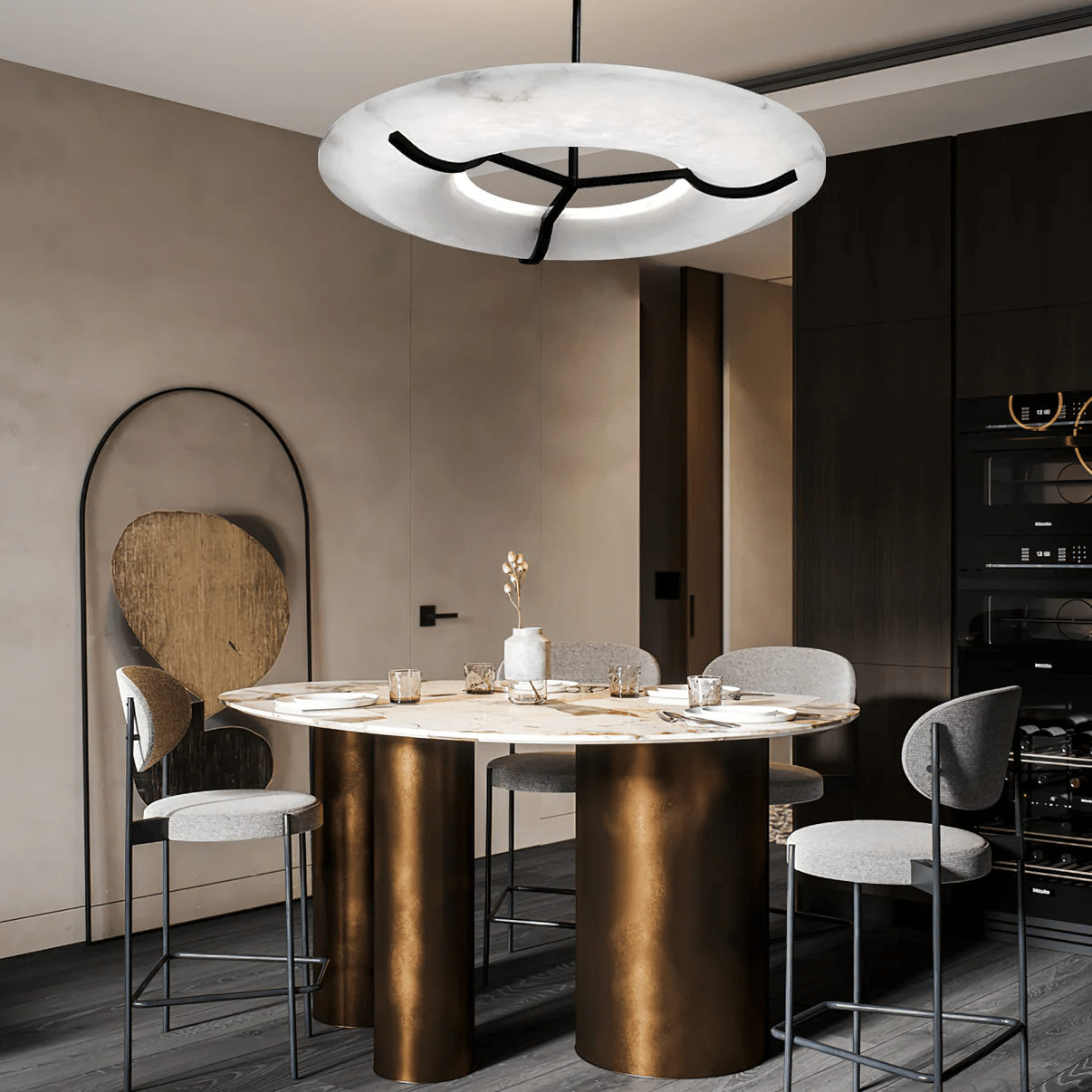 Uvare Alabaster Chandelier - Blowlighting