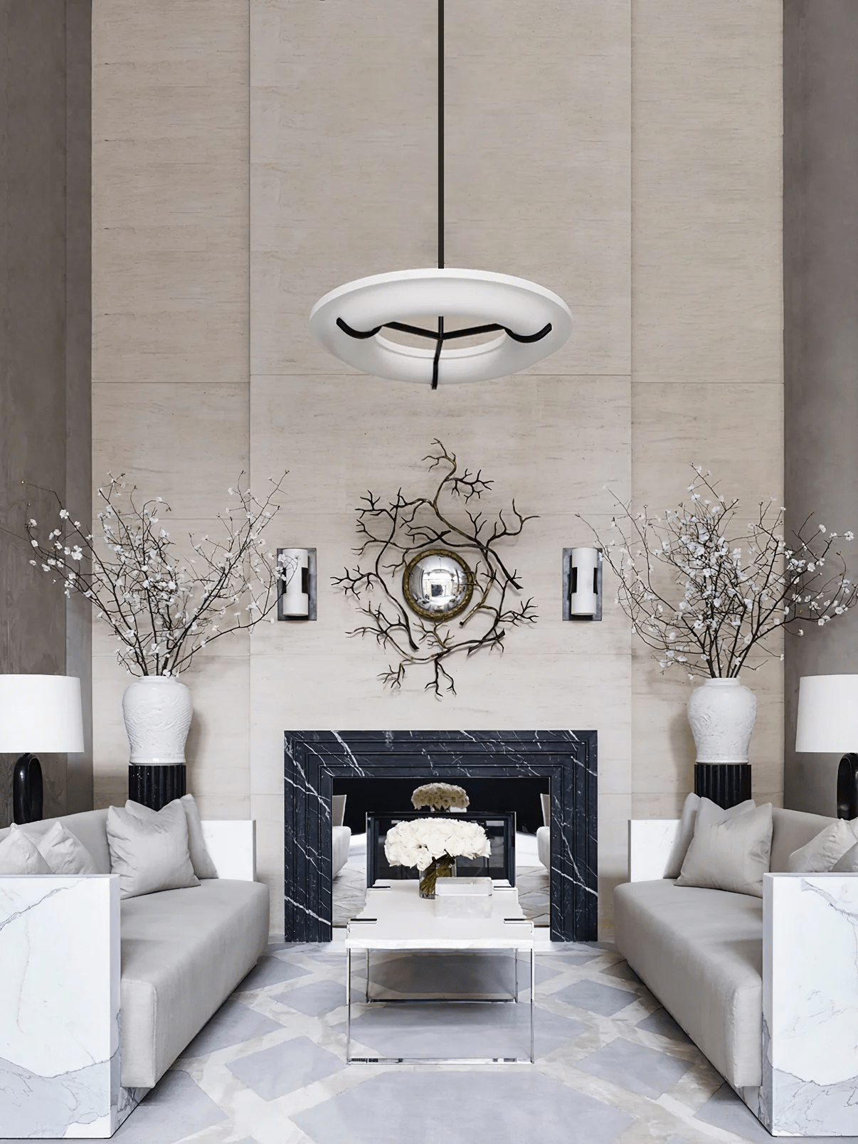 Uvare Alabaster Chandelier - Blowlighting