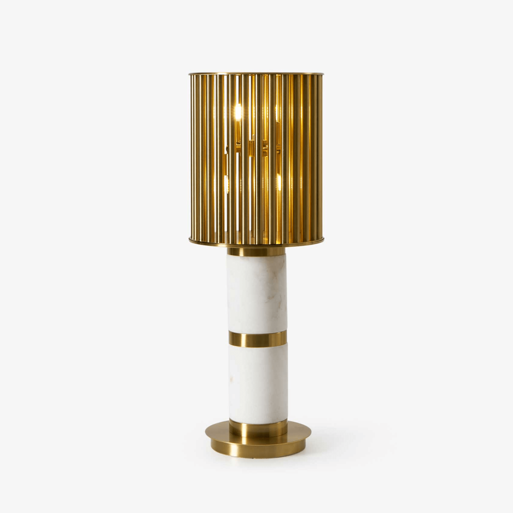 Gilded Cage Table Lamp - Blowlighting