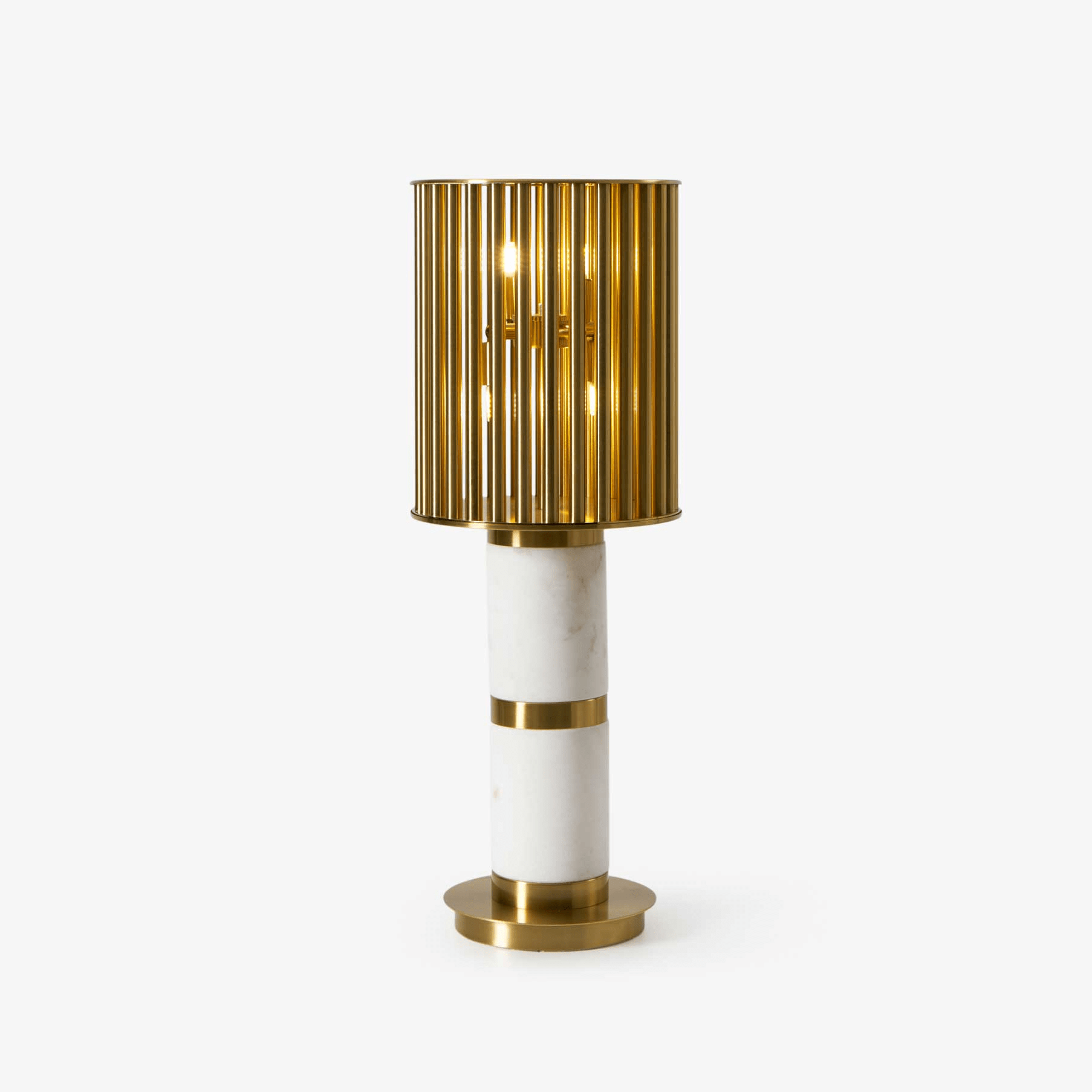 Gilded Cage Table Lamp - Blowlighting