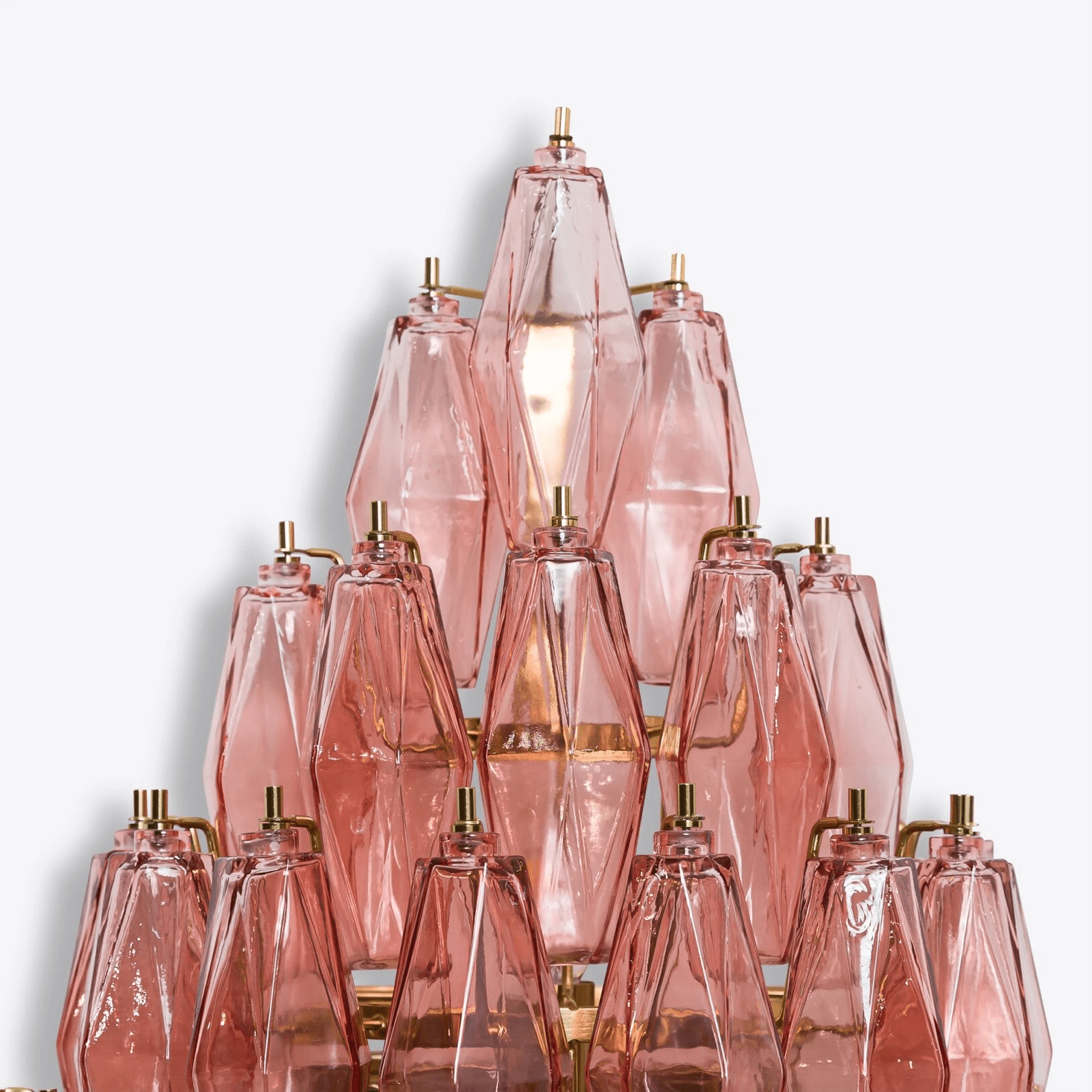 Aurora Wall Light Amber Diamond Polyhedron Vintage - Blowlighting