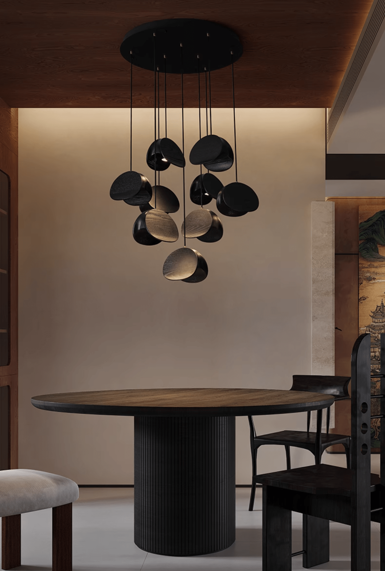Tavro Minimalist Wood Pendant Light - Blowlighting