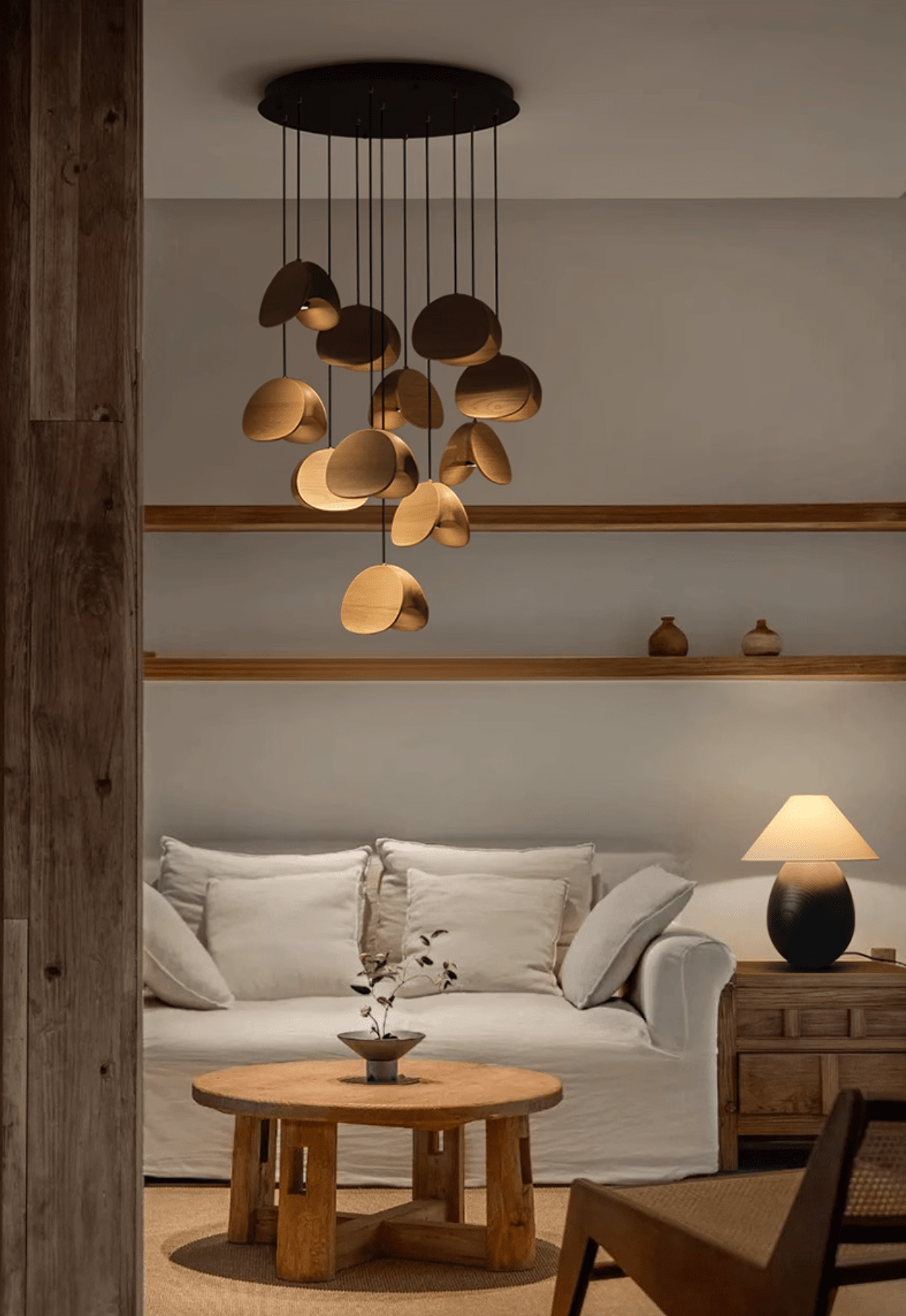 Tavro Minimalist Wood Pendant Light - Blowlighting