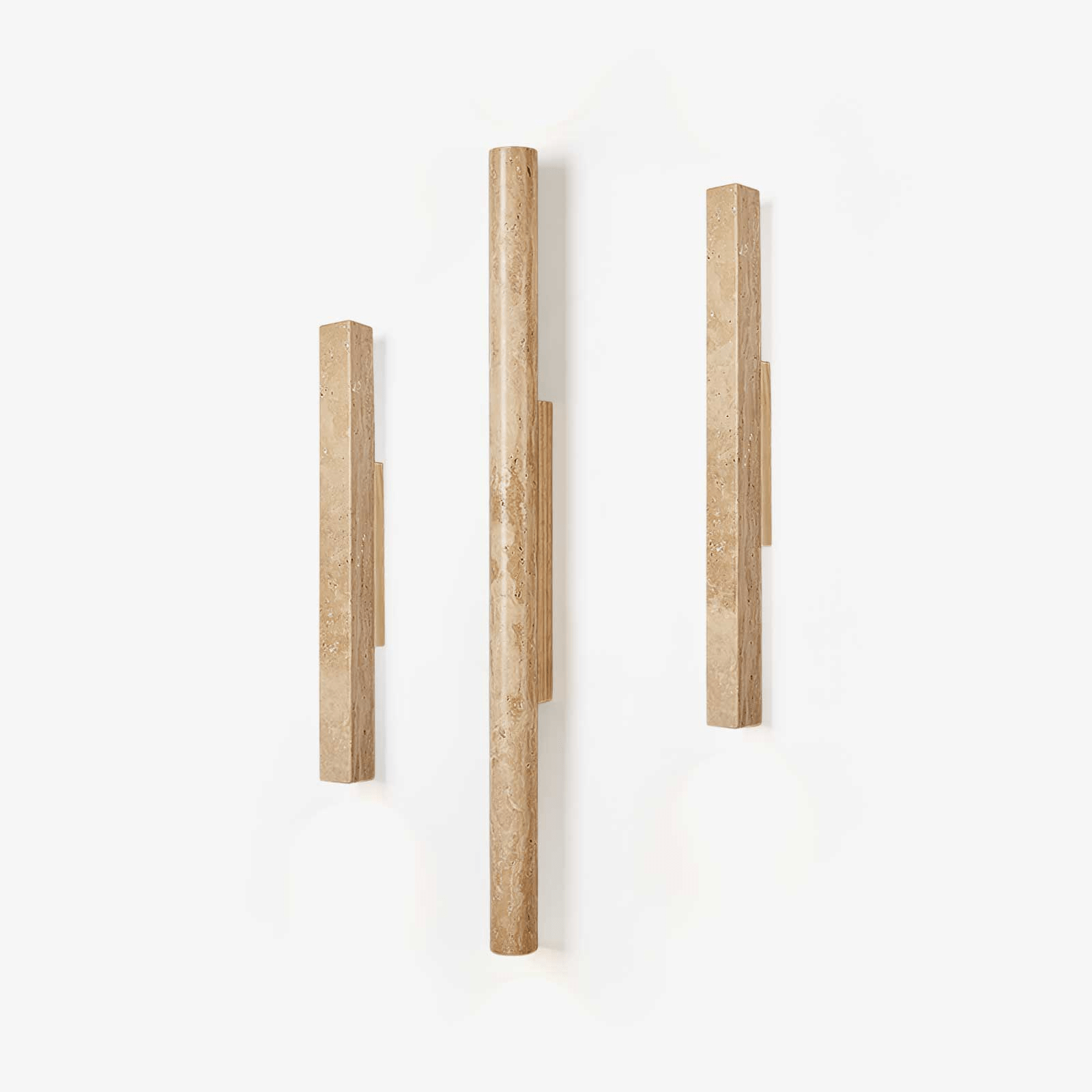 Cathais Minimalist Travertine Wall Light - Blowlighting