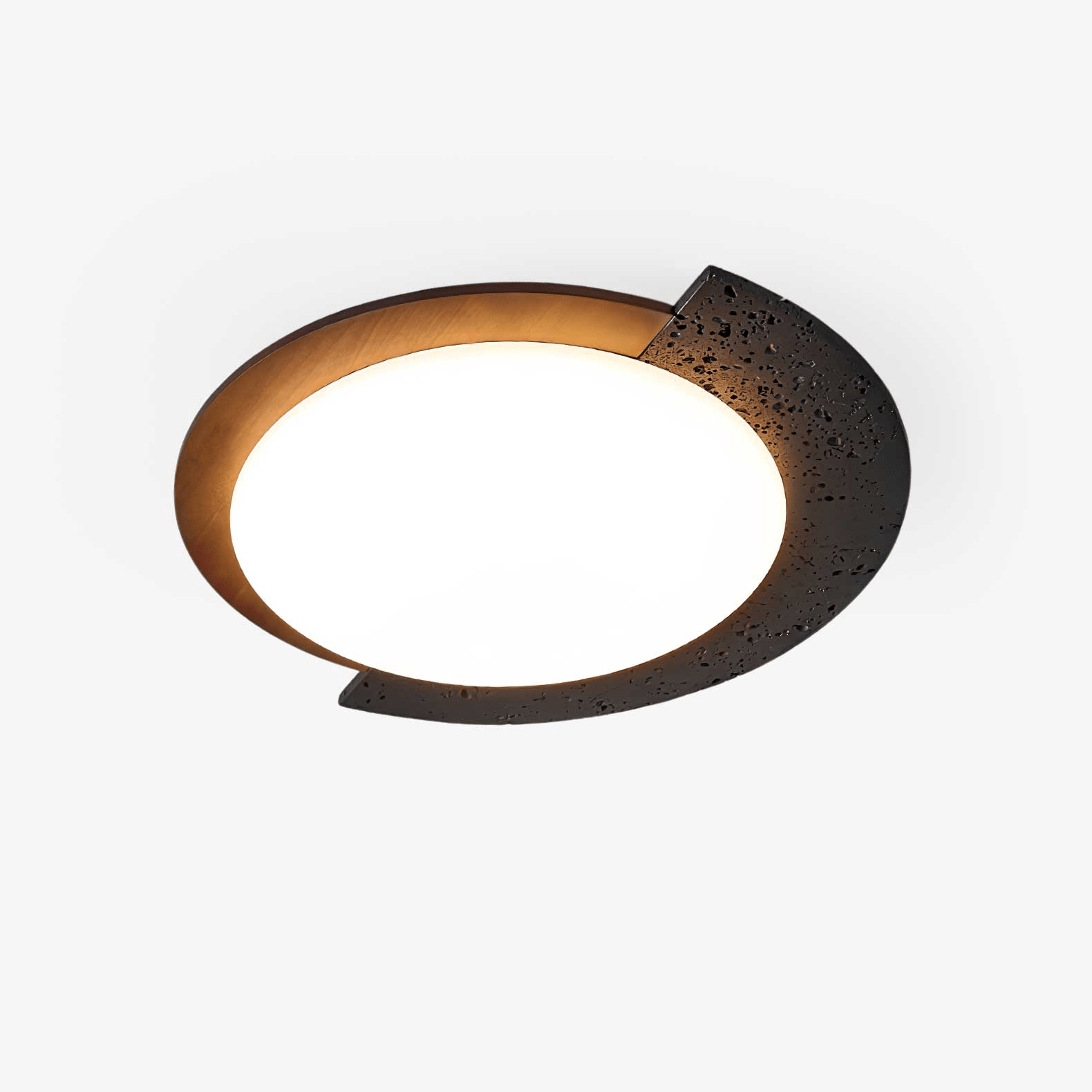 Ulvinor Asymmetrical Travertine Ceiling Light - Blowlighting