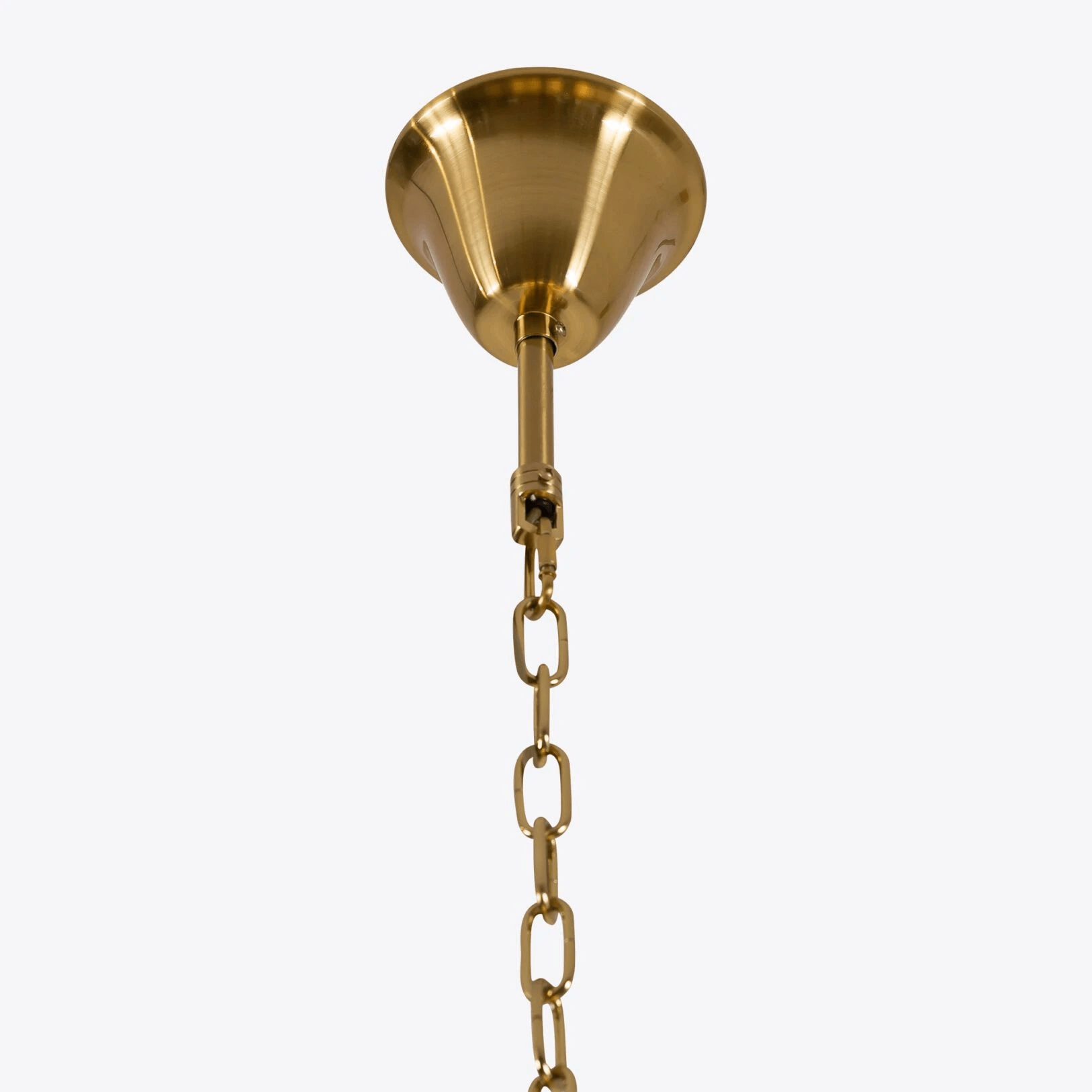 LuminaSphere Modern Brass Chandelier - Blowlighting