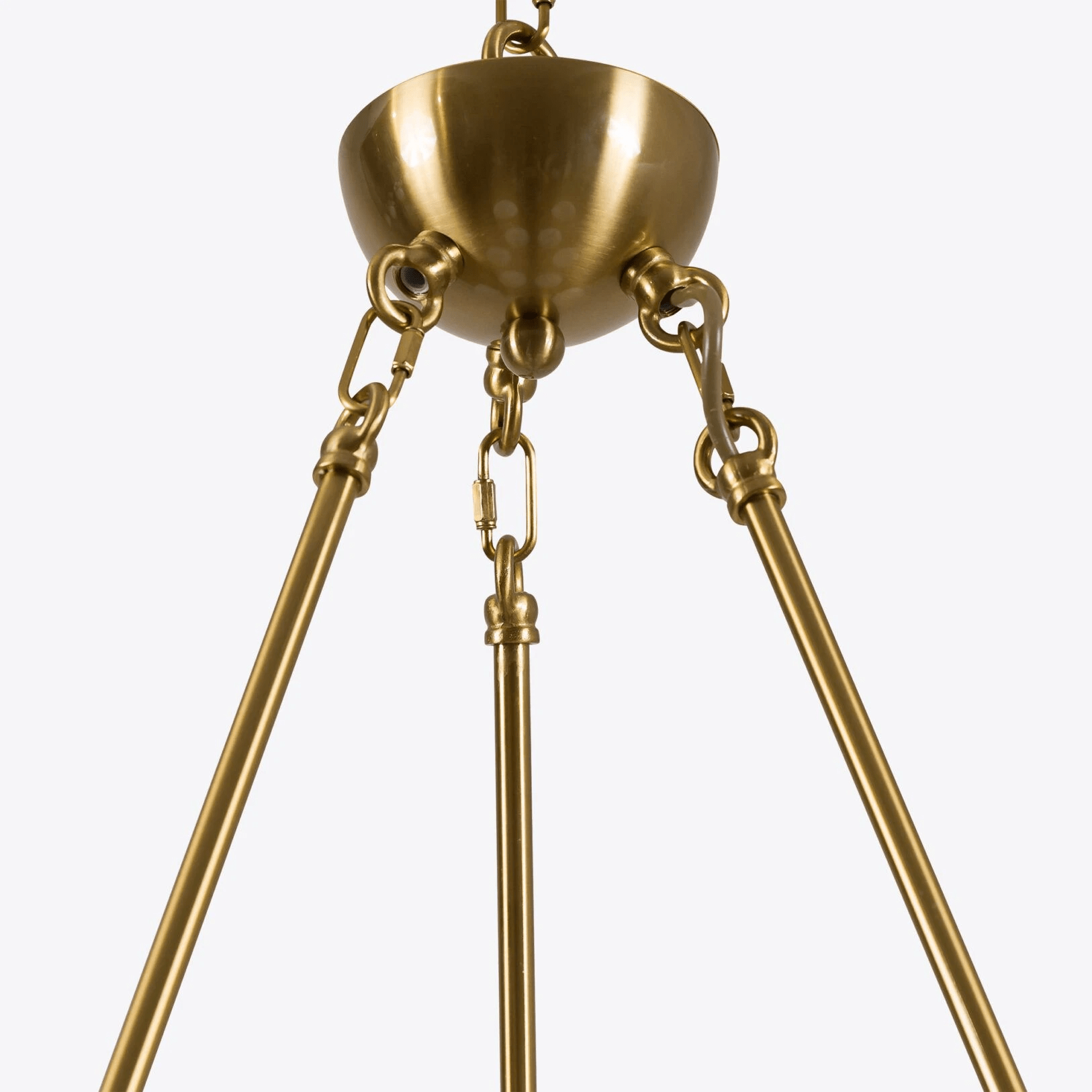 LuminaSphere Modern Brass Chandelier - Blowlighting