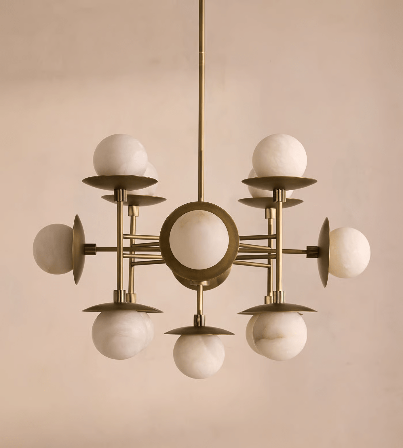 Oshayra Sputnik Alabaster Chandelier - Blowlighting