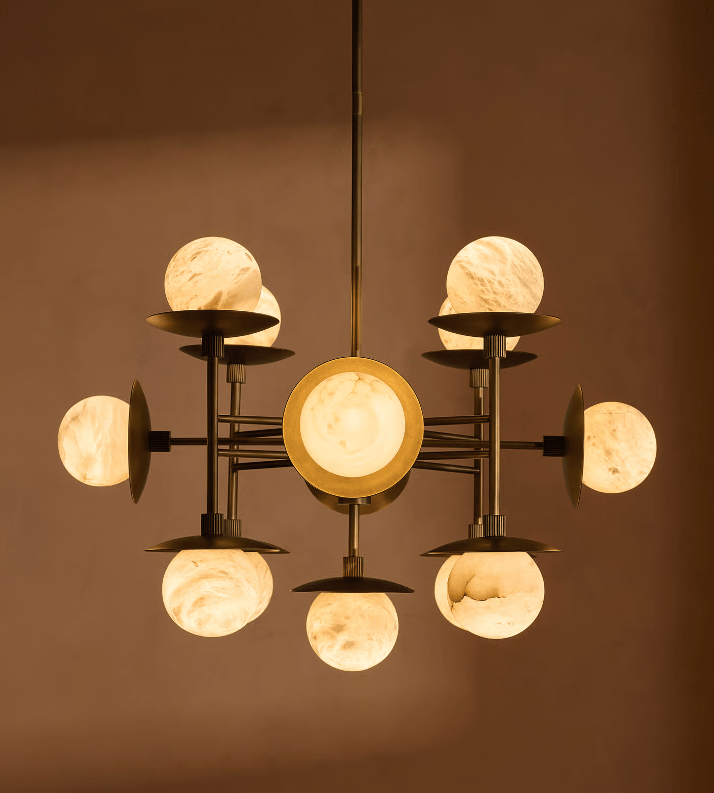 Oshayra Sputnik Alabaster Chandelier - Blowlighting