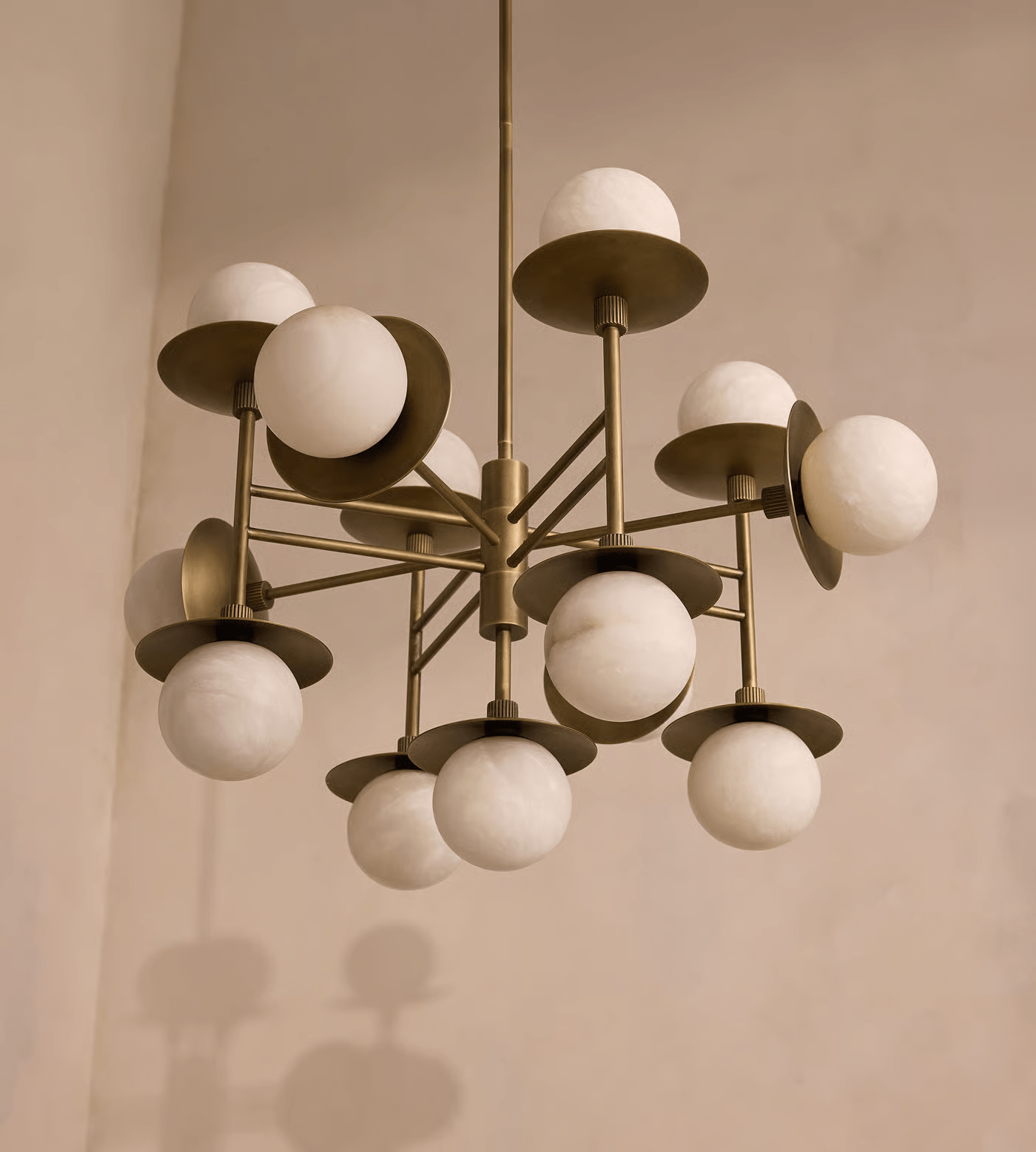 Oshayra Sputnik Alabaster Chandelier - Blowlighting