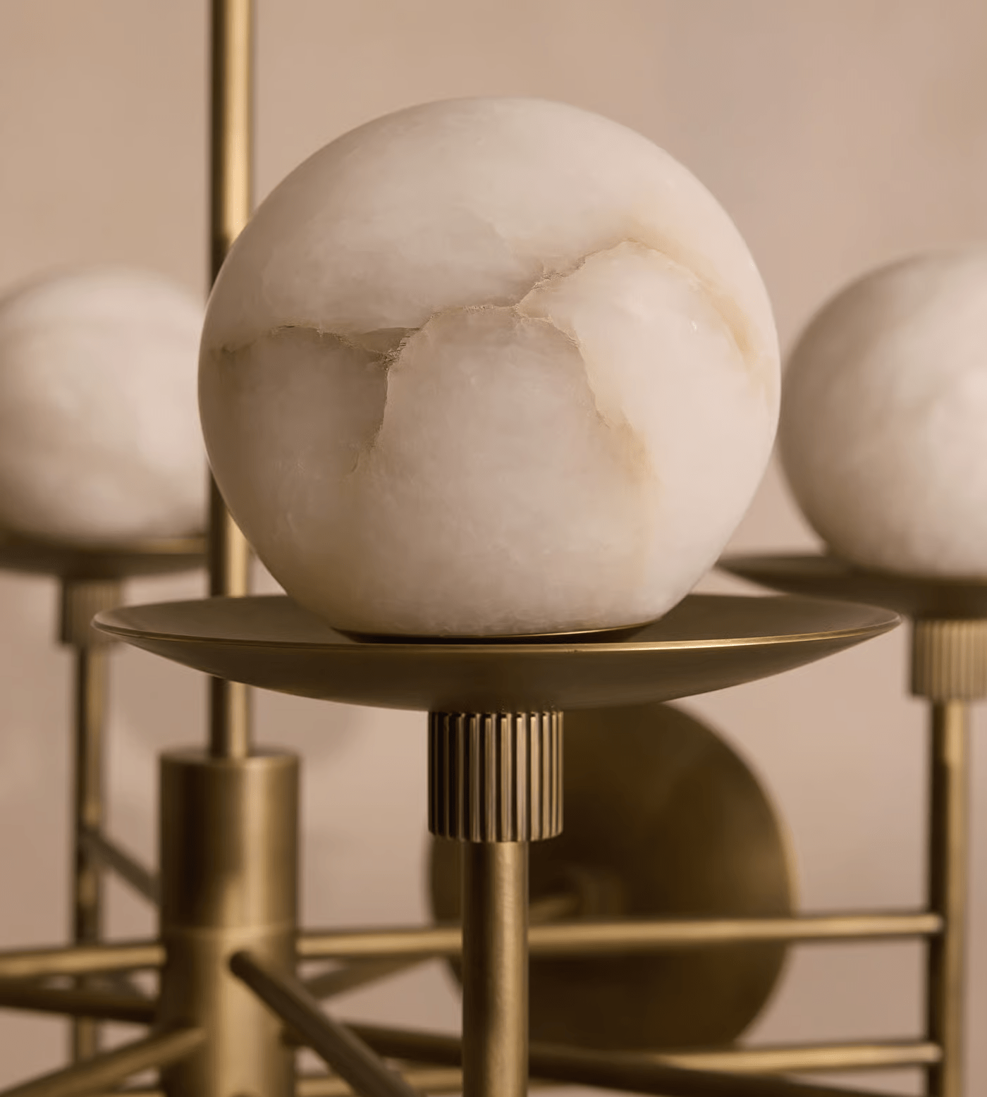 Oshayra Sputnik Alabaster Chandelier - Blowlighting